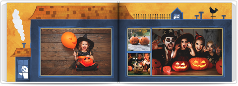 Premium Fotoboek A4 Liggend Halloween