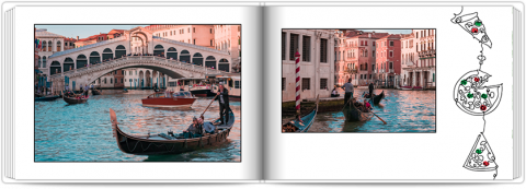 Premium Fotoboek A4 Liggend Vakantie - Italië