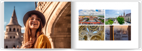 Premium Fotoboek A4 Liggend Minimalistisch wit