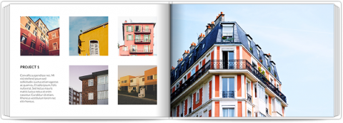 Photo Book Exclusive A4 Landscape Architecture Portfolio
