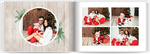 Premium Fotoboek A4 Liggend Kersttijd