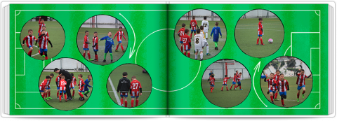 Premium Fotoboek A4 Liggend Voetbalschool