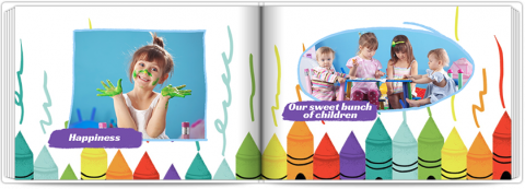 Photo Book Exclusive A4 Landscape Preschool Fun
