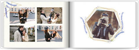 Fotolibro Premium A4 Orizzontale Lavanda