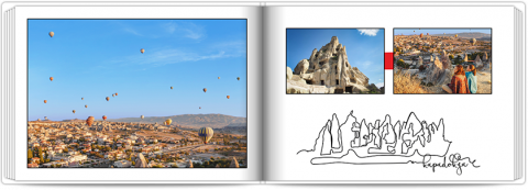 Premium Fotoboek A4 Liggend Vakantie - Turkije