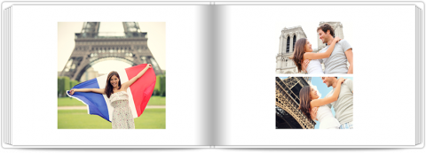 Premium Fotoboek A4 Liggend Vakantie in minimale stijl - Frankrijk