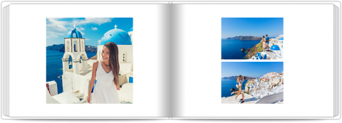 Premium Fotoboek A4 Liggend Vakantie in minimale stijl - Griekenland