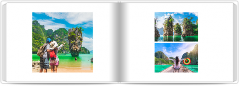 Premium Fotoboek A4 Liggend Vakantie in minimale stijl - Indonesië