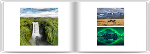 Premium Fotoboek A4 Liggend Vakantie in minimale stijl - IJsland
