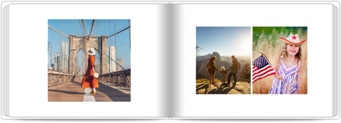 Premium Fotoboek A4 Liggend Vakantie in minimale stijl - USA