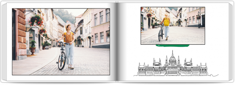 Premium Fotoboek A4 Liggend Vakantie - Hongarije