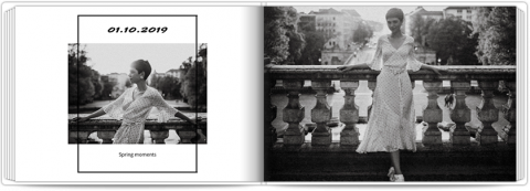 Photo Book Exclusive A4 Landscape Black Frame