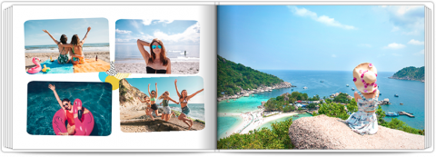 Premium Fotoboek A4 Liggend Van reizen