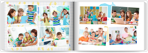 Premium Fotoboek A4 Liggend Schoolschrift