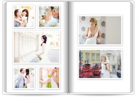 Premium Fotoboek A4 Staand Wit