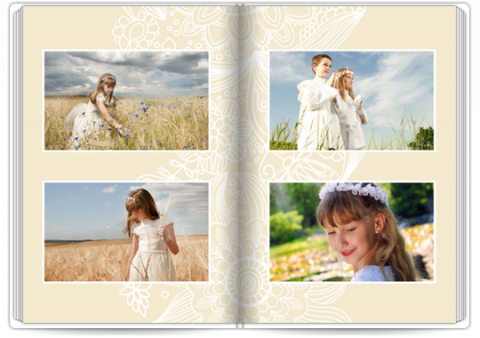 Photo Book Deluxe 8x11,5 inches Communion Theme