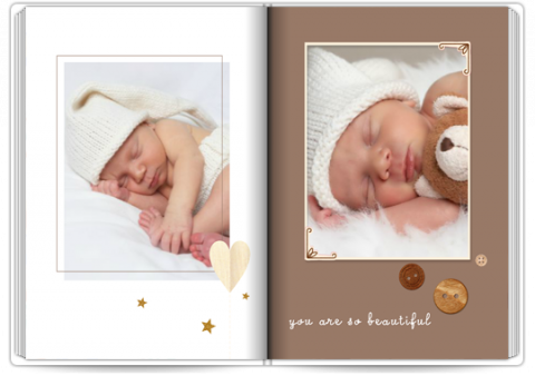 Livre Photo Premium A4 Vertical Big Girl