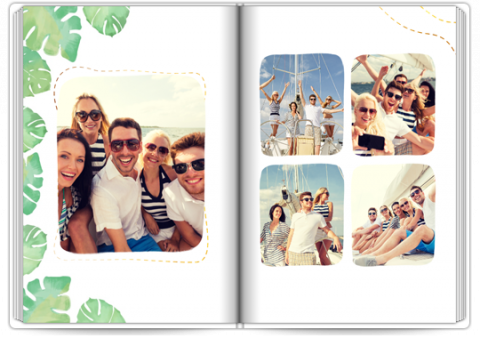 Livre Photo Premium A4 Vertical Voyage tropical