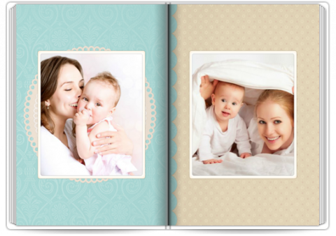 Livre Photo Premium A4 Vertical Brodé