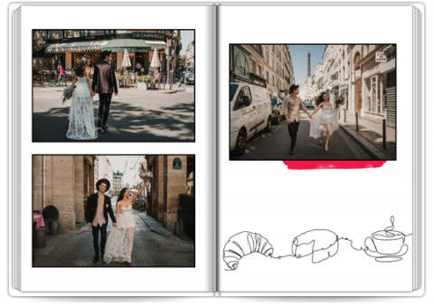 Photo Book Exclusive A4 Portrait Holidays in France