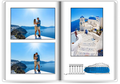 Fotolibro Premium A4 Verticale Vacanze in Grecia