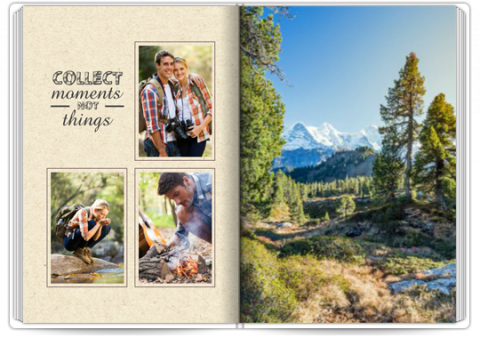 Photo Book Exclusive A4 Portrait I Love Mountains