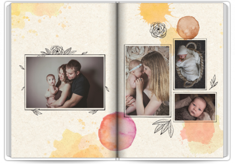 Photo Book Exclusive A4 Portrait Baptism Keepsake