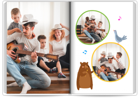 Fotolibro Premium A4 Verticale Piccoli musicisti