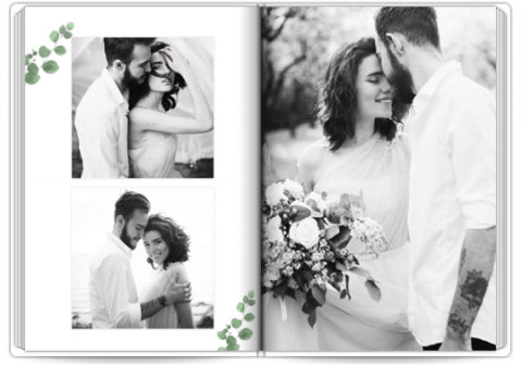 Livre Photo Premium A4 Vertical Souvenir de mariage