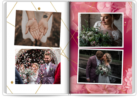 Fotolibro Premium A4 Vertical Recuerdos de boda