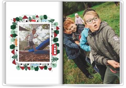 Premium Fotoboek A4 Staand Reis cadeau