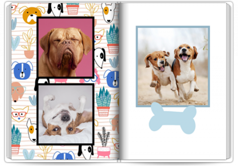 Premium Fotoboek A4 Staand Honden