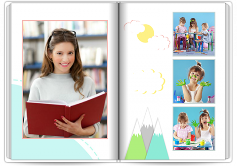 Livre Photo Premium A4 Vertical Maternelle