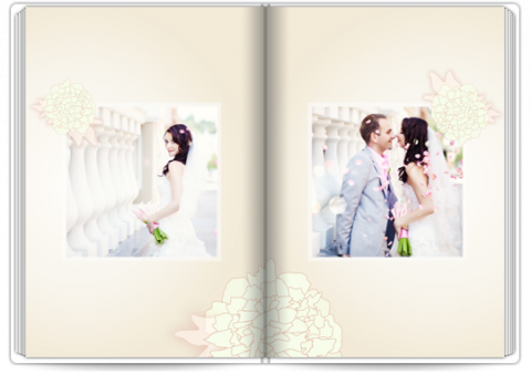 Photo Book Deluxe 8x11,5 inches Powder Pink
