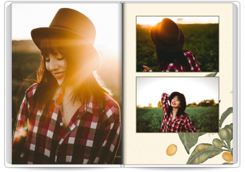 Photo Book Exclusive A4 Portrait Retro Nature