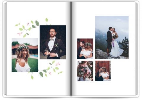 Livre Photo Premium A4 Vertical Anniversaire de mariage
