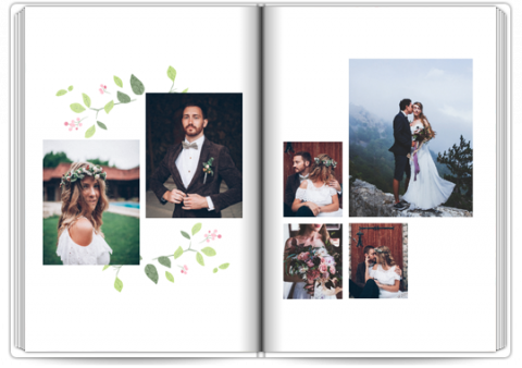 Fotobuch Exklusiv A4 Hochformat Hochzeitstag