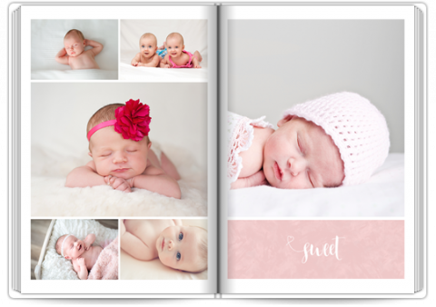 Livre Photo Premium A4 Vertical Ange - rose