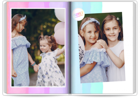 Photo Book Exclusive A4 Portrait Colours of the Rainbow
