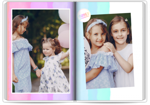 Fotolibro Premium A4 Vertical Colores de arcoíris