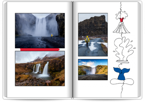 Photo Book Deluxe 8x11,5 inches Holidays - Iceland