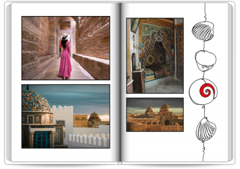 Premium Fotoboek A4 Staand Vakantie - Tunesië