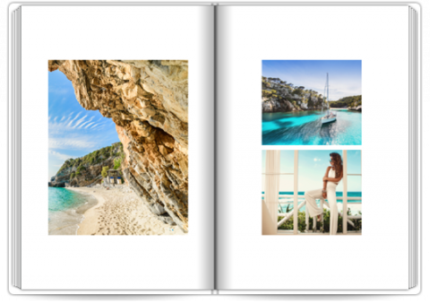 Photo Book Deluxe 8x11,5 inches Holidays in a Minimal Style - Cyprus