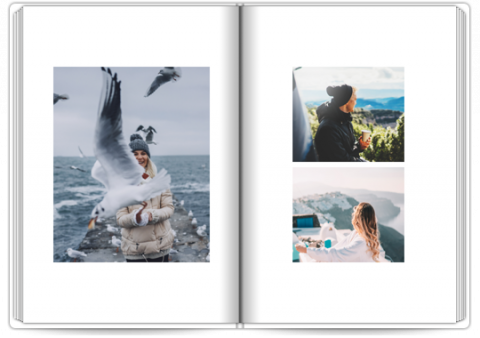 Photo Book Deluxe 8x11,5 inches Holidays in a Minimal Style - Sweden