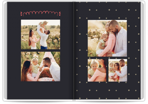 Photo Book Deluxe 8x11,5 inches Various Patterns