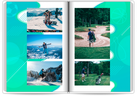 Livre Photo Premium A4 Vertical Compétition sportive