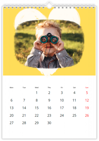 Photo Calendar 8x12 inches Best Days