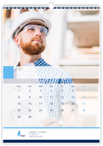 Photo Calendar 20x30 (A4 Portrait) Corporate