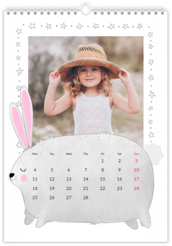 Photo Calendar 8x12 inches Zoo