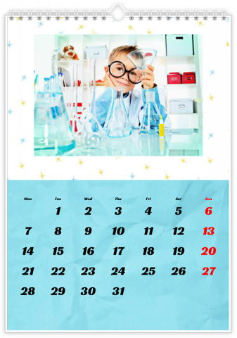 Photo Calendar A4 Portrait CADEAU- SOUVENIR